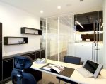 现代办公室墙面置物架装修效果图片赏析