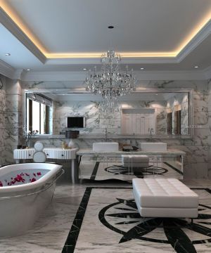 150平方米房子浴室装修设计效果图片