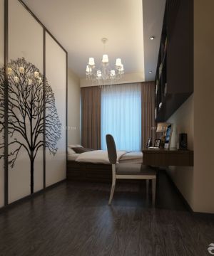 现代家装卧室设计效果图片