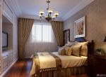 60平米两室一厅小户型卧室床头装饰画装修效果图