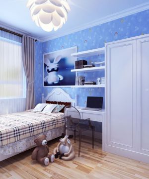 美式70平米小户型卧室装修设计效果图