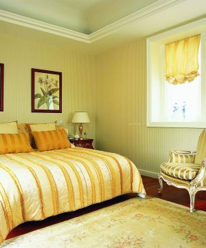 欧式新古典风格40平小户型卧室装修效果图