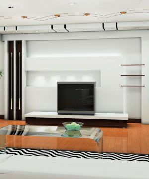 60平米两室一厅小户型客厅设计装修效果图