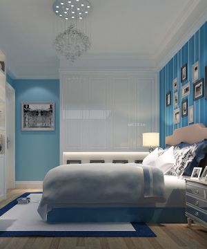 地中海风格90平小户型卧室装修效果图