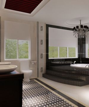 房子按摩浴缸装修设计效果图片大全130平