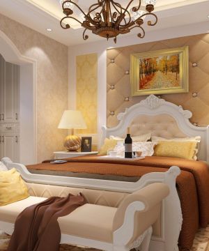 60平米小户型两室欧式卧室装修效果图片