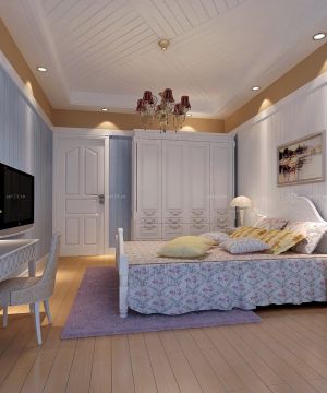 60平米小户型两室主卧室装修效果图片