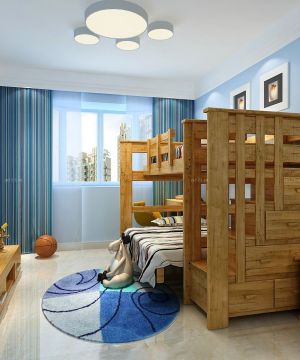 老式60平米小户型室内儿童床装修效果图片