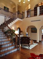 房子实木楼梯装修设计效果图片大全140平
