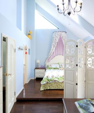美式田园风格房子卧室装修设计图片大全140平