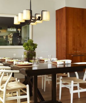 最新120平房子餐桌椅子装修设计效果图片大全