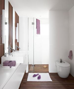 现代120平房子浴室装修设计图片大全