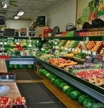 温馨现代蔬菜小超市摆设装修效果图片