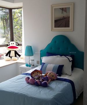 60平米房子儿童卧室窗帘装修设计效果图片