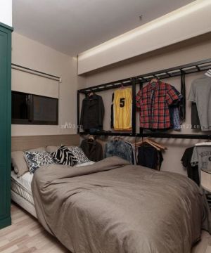 80平米小户型两室一厅最新卧室装修效果图
