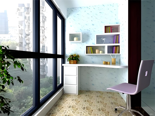 阳台装修成书房是可行的 阳台装修成书房是可行的