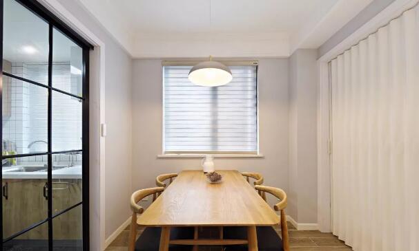 小户型提高利用变出大空间,89平木色北欧风装修