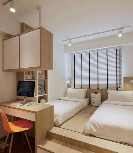 地台榻榻米卧室怎么装好看又实用？小卧室必备地台榻榻米