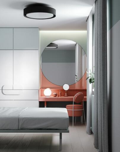 衣柜梳妆台一体化怎么设计更好？实用高颜值梳妆台设计推荐