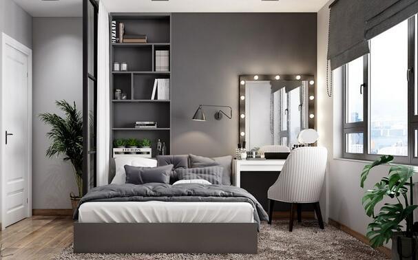 衣柜梳妆台一体化怎么设计更好？实用高颜值梳妆台设计推荐