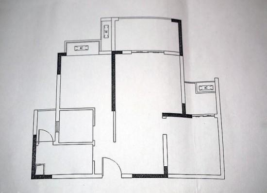 62平三室 田园风格装修 装修费用明细