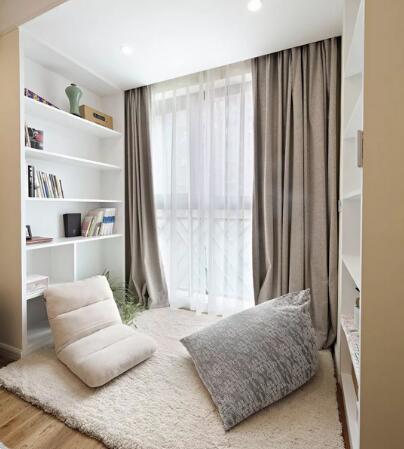 小户型提高利用变出大空间,89平木色北欧风装修