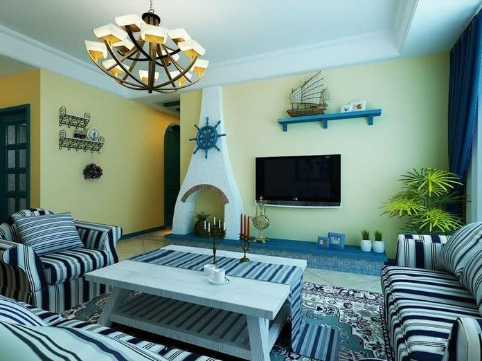 地中海风格 吊顶