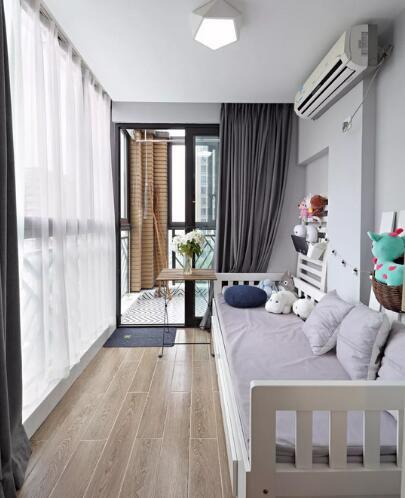 小户型提高利用变出大空间,89平木色北欧风装修