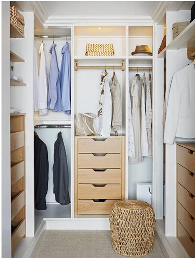 步入式衣帽间怎么设计更好？开放步入式衣帽间装修注意事项