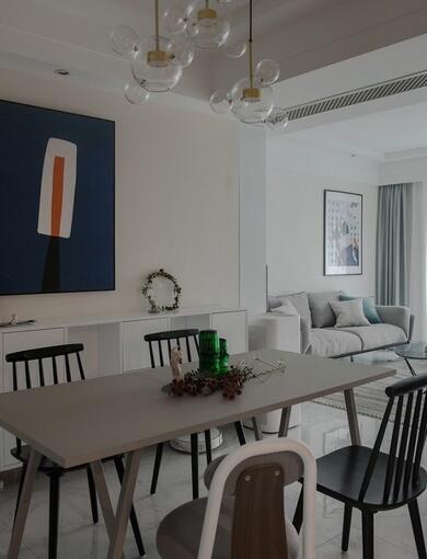 89平精装房改造装修多少钱？8万省钱北欧软装改造