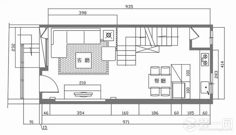 165平透天厝实用计划 混搭别墅风格不得不赞