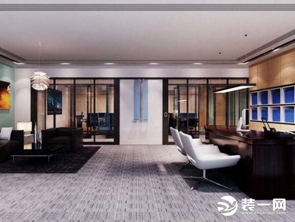 总经理办公室风水布局效果图