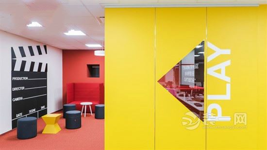 装修网分享办公室装修实景图装饰网国外装修设计赏析