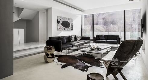 740平米独栋别墅设计 创新几何设计打造惬意清雅氛围