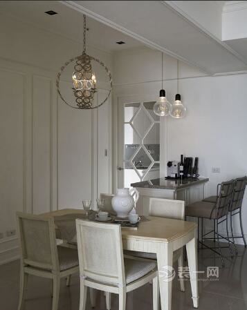 110平米三室两厅设计案例美式风格的10万装修效果图