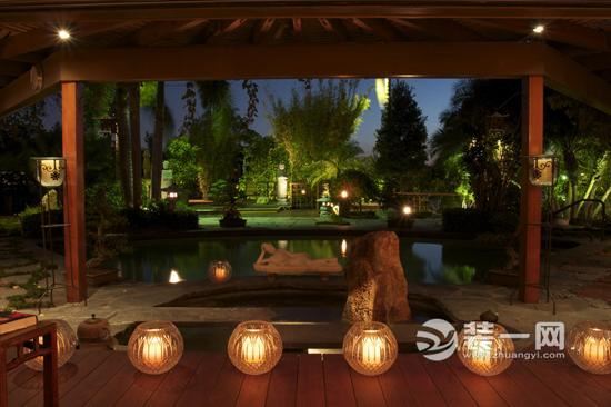 室外花园装饰效果图