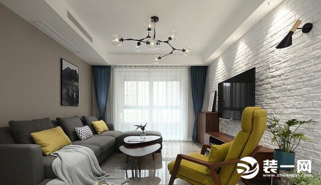 闺蜜北欧风婚房美惊了 118㎡三室两厅装修布局