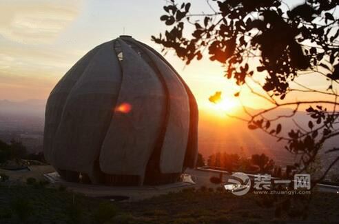 装修网分享国外装修设计案例巴哈伊寺宛如人间天堂