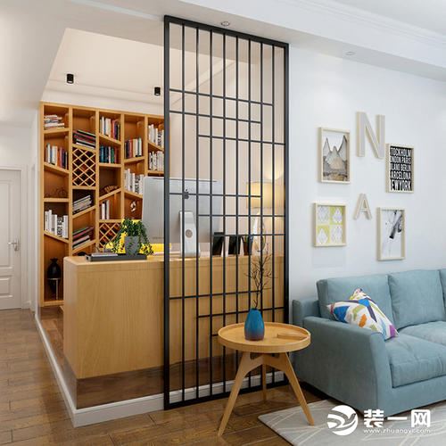 客厅隔断屏风装修效果图