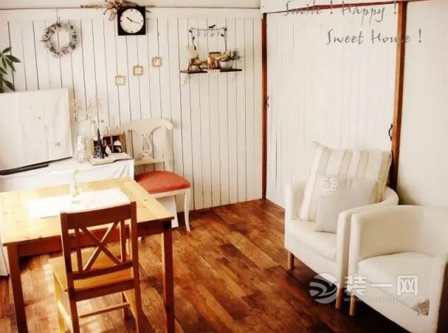 45平米出租房改造案例日本主妇18天打造田园风装修