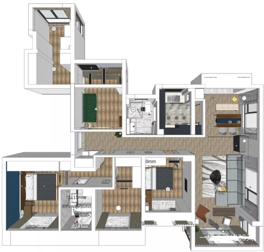140平整装修多少钱？40万打造高级现代简约风