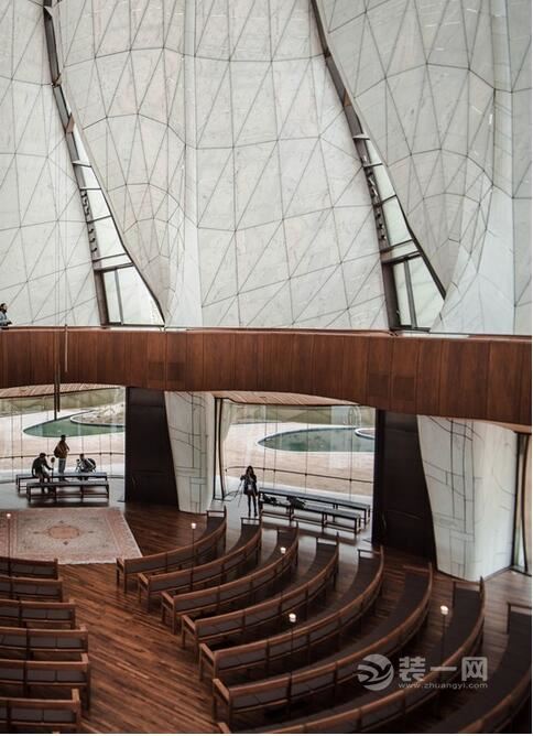 装修网分享国外装修设计案例巴哈伊寺宛如人间天堂