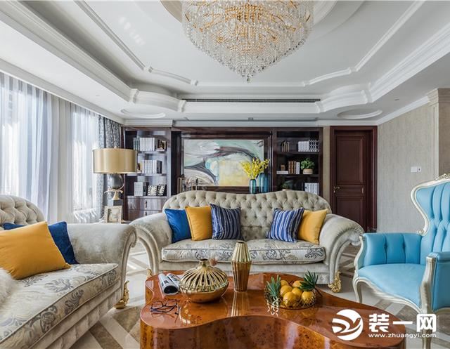 奢华新古典风格超惊艳！240㎡大户型别墅装修案例