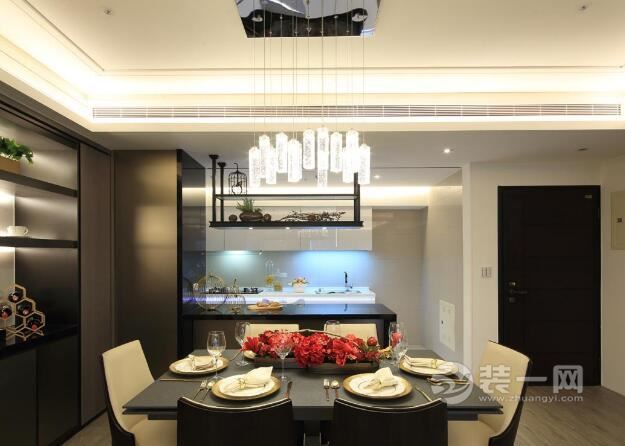 新古典风格样板房150平米三室两厅装修效果图推荐