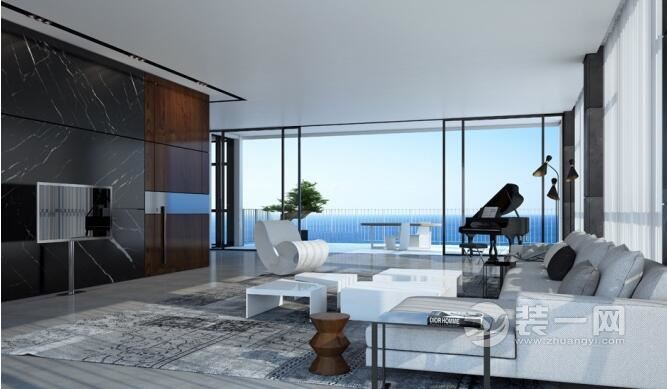 迈阿密海滩极致美景豪宅装修 有机纹理塑造现代美学