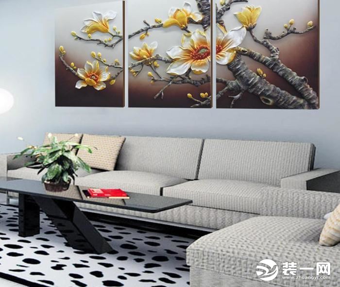 客厅装饰画效果图