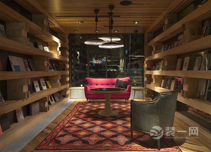 国外装修案例现代工业风格酒店设计效果图