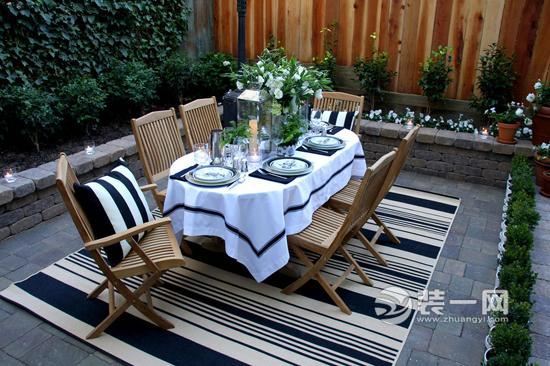 室外花园装饰效果图