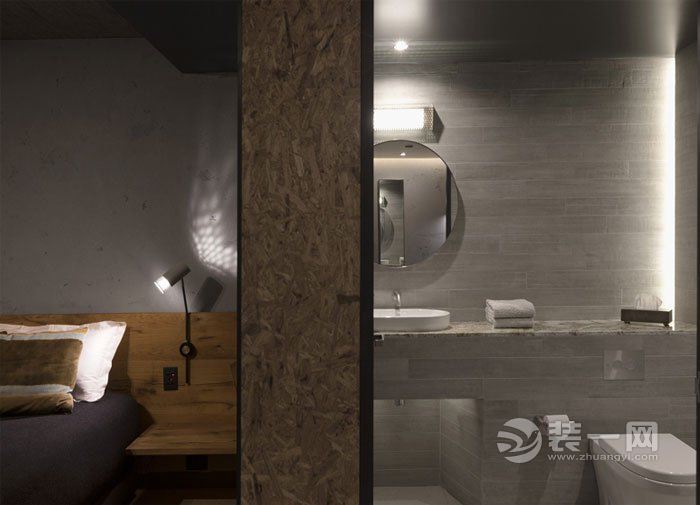 国外装修案例现代工业风格酒店设计效果图