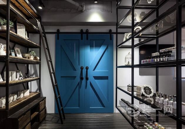 轻工业风格混搭日式风格独特的美甲工作室装修效果图